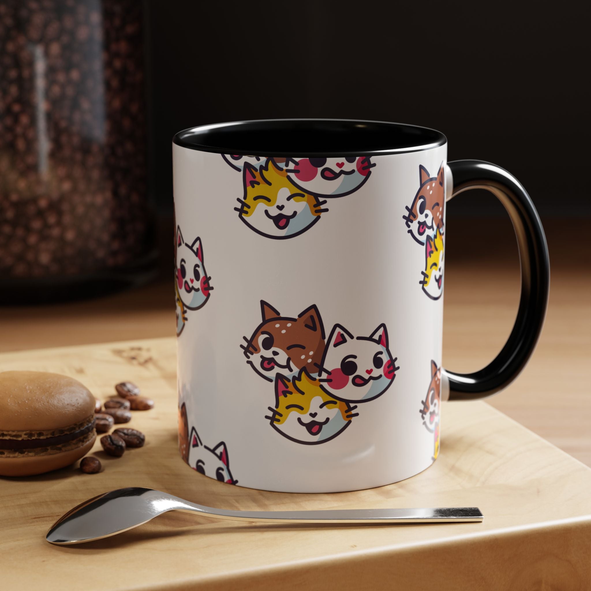 Les Chats Gourmets Coffee Mug – 330 ml (11 oz)